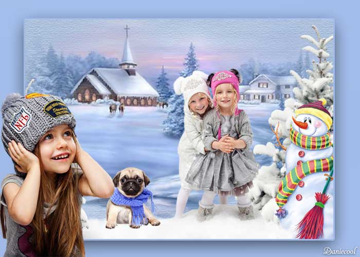 les joies de la neige !
