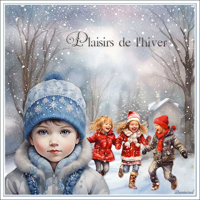 les joies de la neige !